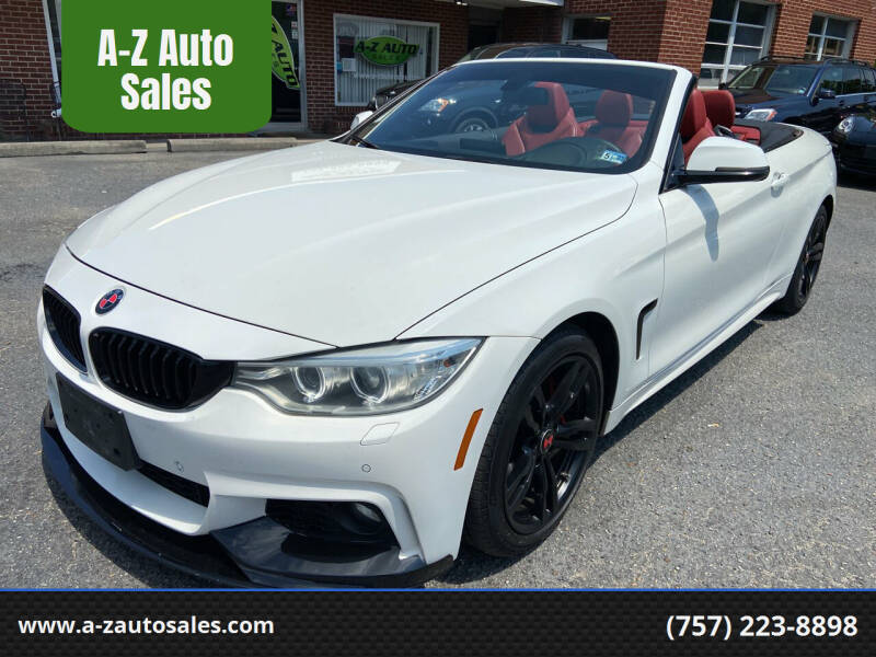 2014 BMW 4 Series for sale at A-Z Auto Sales in Newport News VA