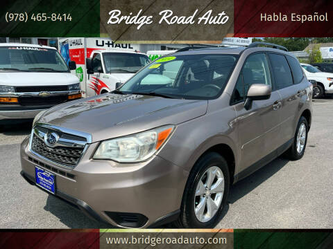 2014 Subaru Forester for sale at Bridge Road Auto in Salisbury MA