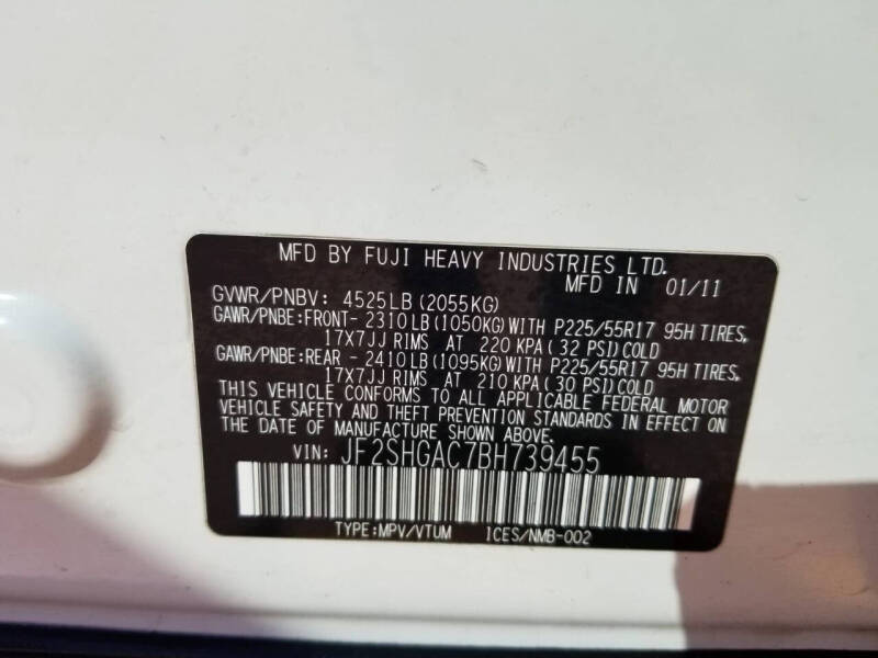 2011 Subaru Forester 2.5XT Premium