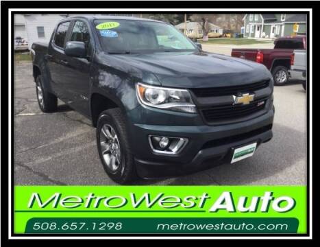 2017 Chevrolet Colorado for sale at Metro West Auto in Bellingham MA