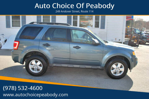 2011 Ford Escape for sale at Auto Choice Of Peabody in Peabody MA