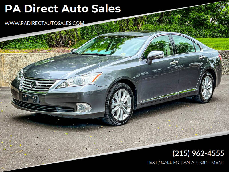 2012 Lexus ES 350 for sale at PA Direct Auto Sales in Levittown PA
