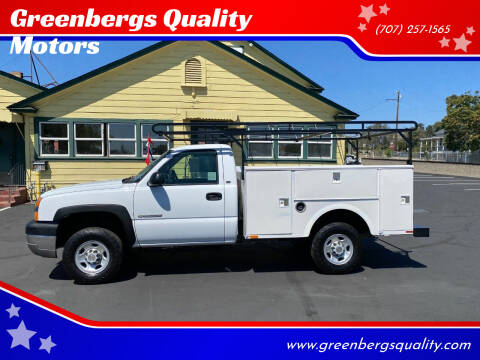 2004 Chevrolet Silverado 2500HD for sale at Greenbergs Quality Motors in Napa CA
