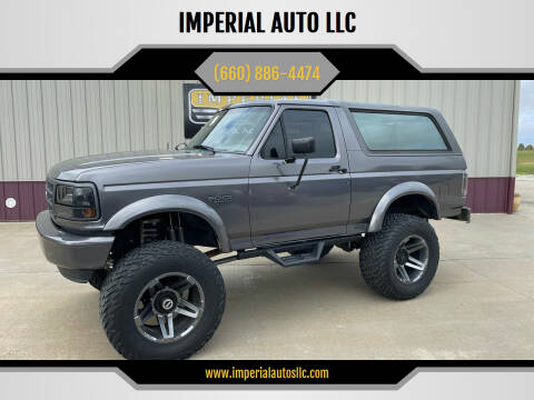 1996 Ford Bronco for sale at IMPERIAL AUTO LLC in Marshall MO