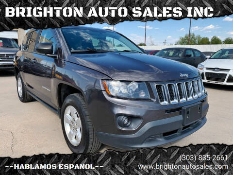 2015 Jeep Compass for sale at BRIGHTON AUTO SALES INC in Brighton CO