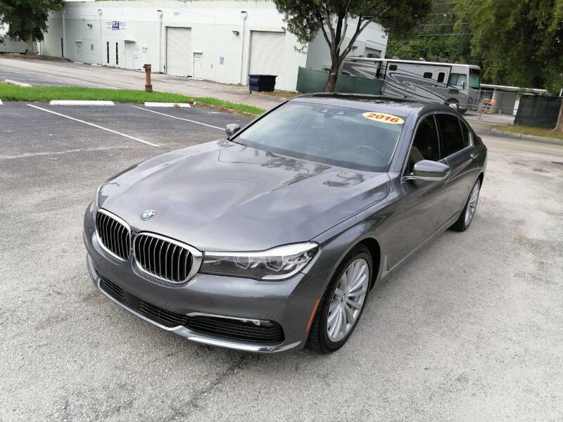 2016 BMW 7 Series for sale at Best Price Car Dealer in Hallandale Beach FL