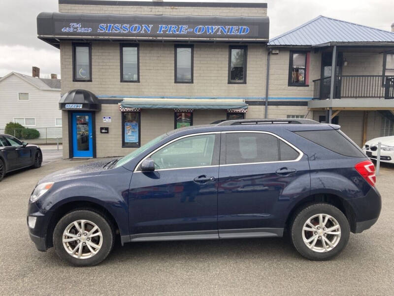 2017 Chevrolet Equinox for sale at Sisson Pre-Owned in Uniontown PA