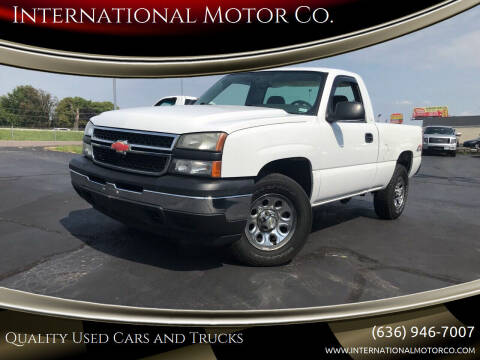 2007 Chevrolet Silverado 1500 Classic for sale at International Motor Co. in Saint Charles MO