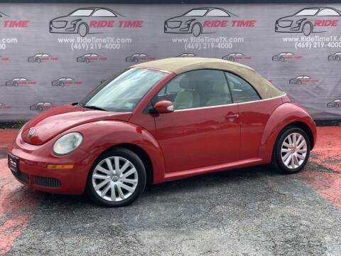 2008 Volkswagen New Beetle Convertible for sale at RIDETIME in Garland TX