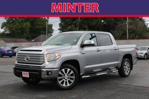 2017 Toyota Tundra for sale at Minter Auto Sales in South Houston TX