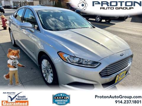 2013 Ford Fusion Hybrid for sale at Proton Auto Group in Yonkers NY
