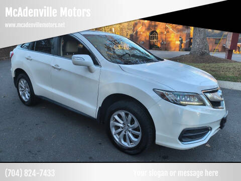 2017 Acura RDX for sale at McAdenville Motors in Gastonia NC