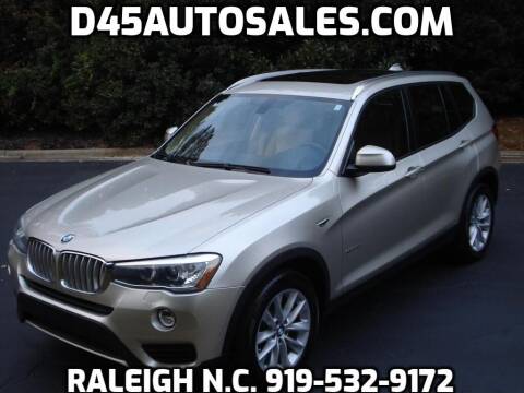 2015 BMW X3 for sale at D45 Auto Brokers in Raleigh NC