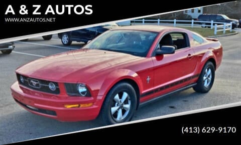 2007 Ford Mustang for sale at A & Z AUTOS in Westfield MA