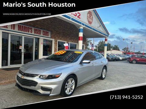 2018 Chevrolet Malibu for sale at Mario's South Houston in South Houston TX