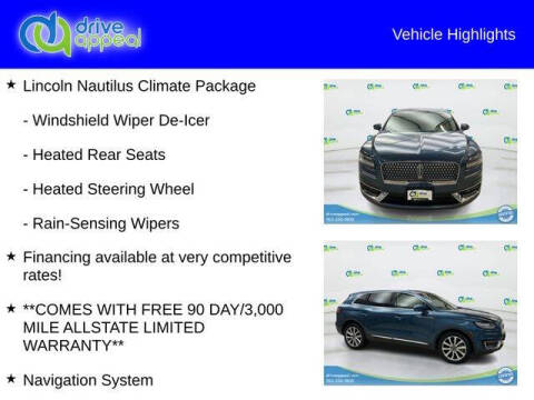 2019 Lincoln Nautilus Select