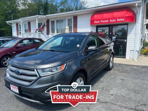 2016 Ford Edge for sale at Dave Franek Automotive in Wantage NJ