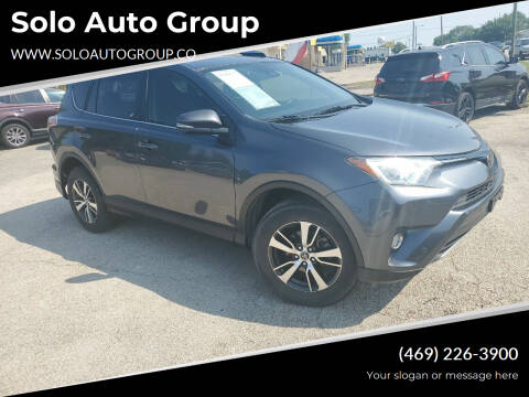 2018 Toyota RAV4 for sale at Solo Auto Group in Mckinney TX