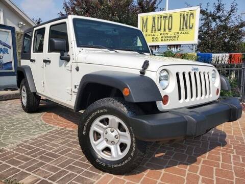2009 Jeep Wrangler Unlimited for sale at M AUTO, INC in Millcreek UT