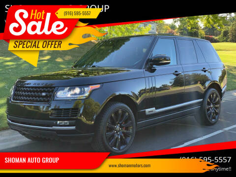 2015 Land Rover Range Rover for sale at SHOMAN AUTO GROUP in Davis CA