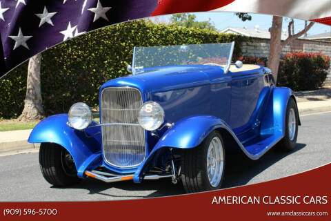 1932 Ford ROADSTER for sale at American Classic Cars in La Verne CA