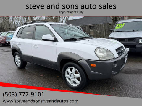 2005 Hyundai Tucson for sale at steve and sons auto sales in Happy Valley OR