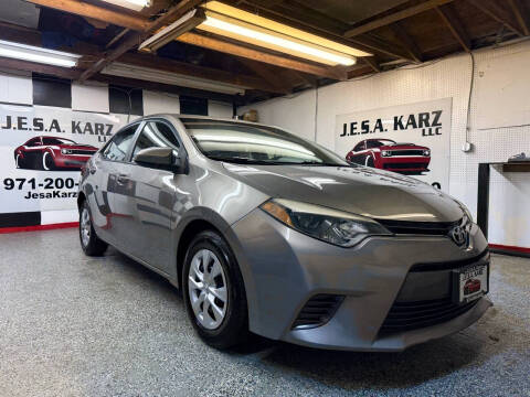 2015 Toyota Corolla for sale at J.E.S.A. Karz in Portland OR