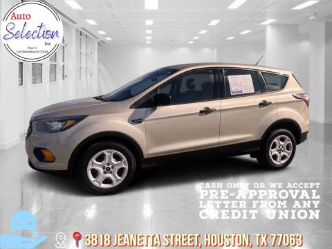2018 Ford Escape for sale at Auto Selection Inc. in Houston TX