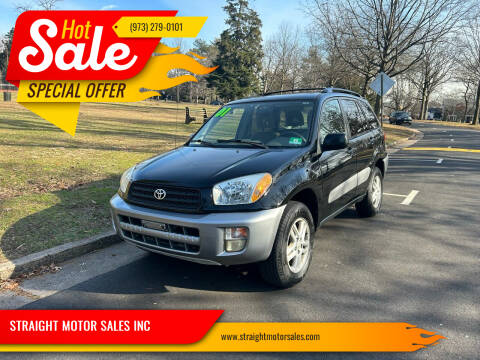 2001 Toyota RAV4 for sale at STRAIGHT MOTOR SALES INC in Paterson NJ