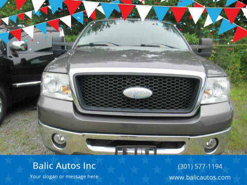 2007 Ford F-150 for sale at Balic Autos Inc in Lanham MD