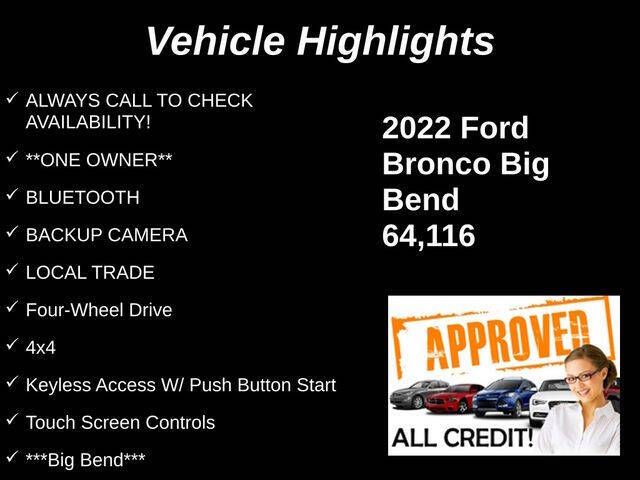 2022 Ford Bronco Big Bend