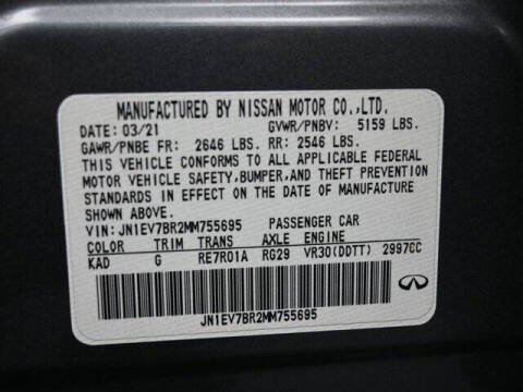 2021 Infiniti Q50 Luxe