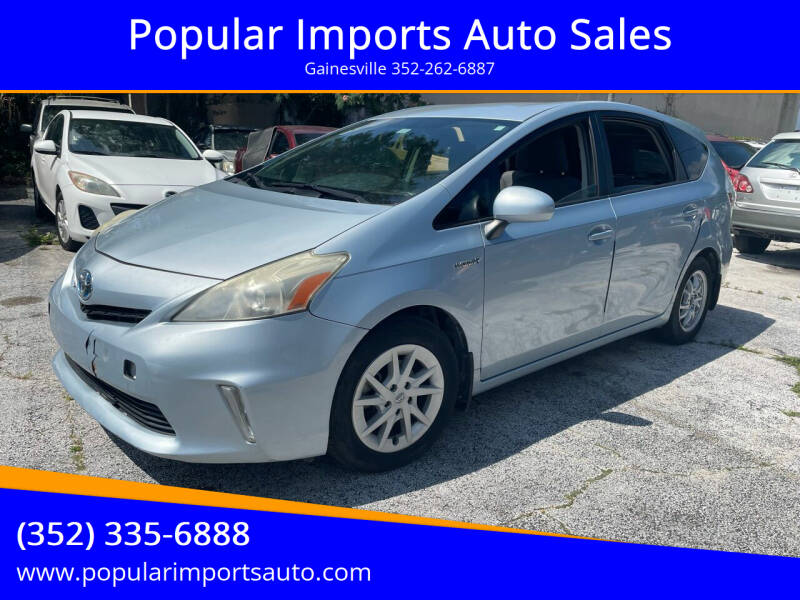 2012 Toyota Prius v for sale at Popular Imports Auto Sales in Gainesville FL