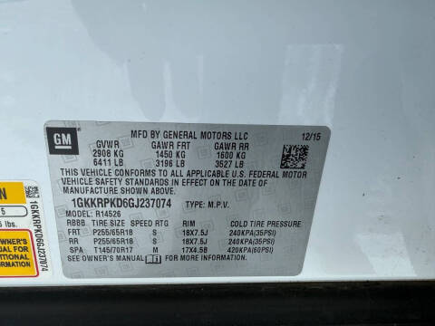 2016 GMC Acadia SLE-2