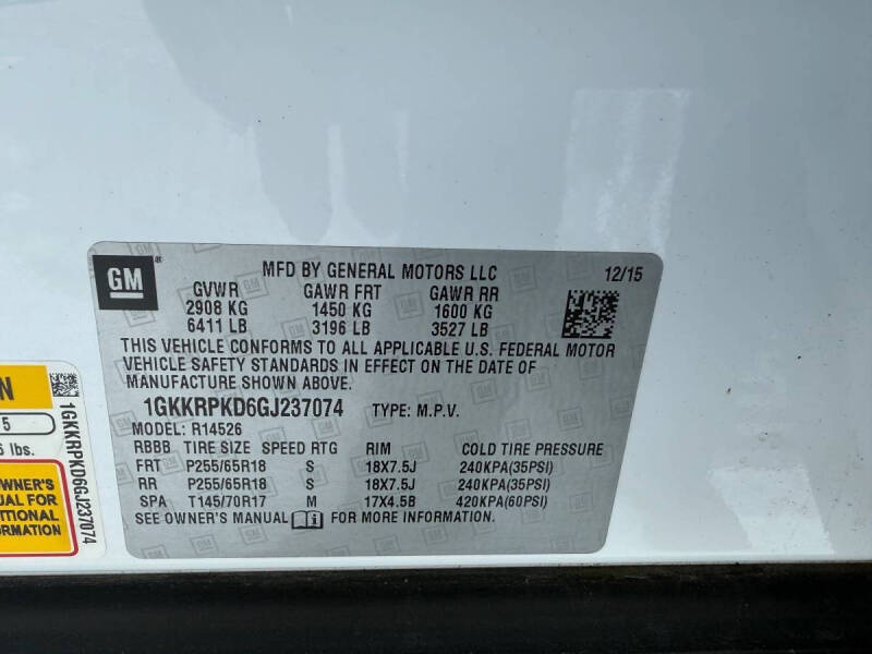 2016 GMC Acadia SLE-2