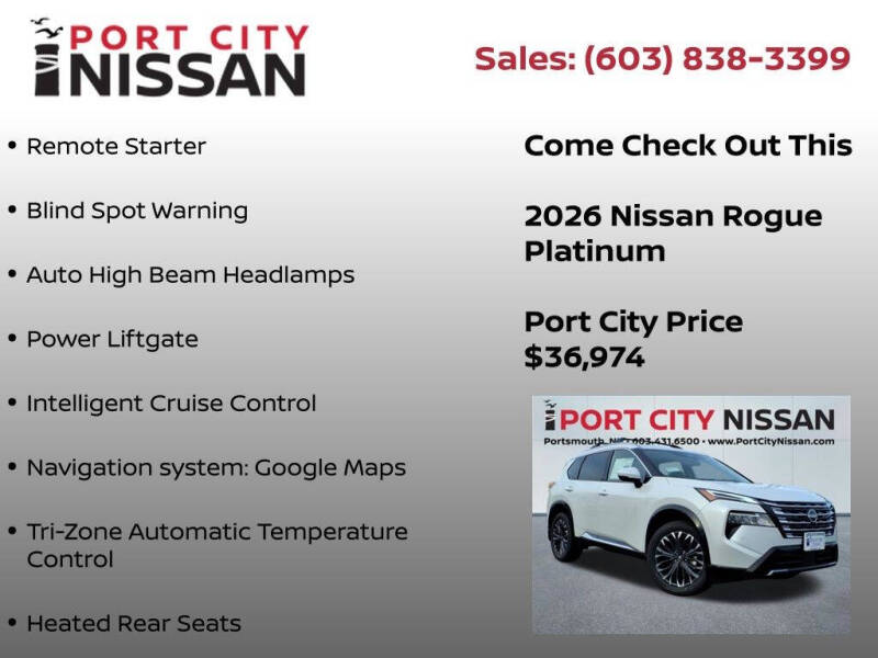 2026 Nissan Rogue Platinum