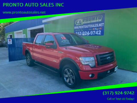 2013 Ford F-150 for sale at PRONTO AUTO SALES INC in Indianapolis IN