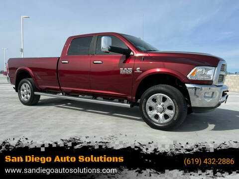 2016 RAM 2500 for sale at San Diego Auto Solutions in Escondido CA