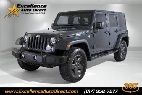 2016 Jeep Wrangler Unlimited for sale at Excellence Auto Direct in Euless TX