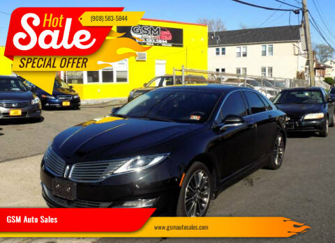 2014 Lincoln MKZ Hybrid for sale at GSM Auto Sales in Linden NJ