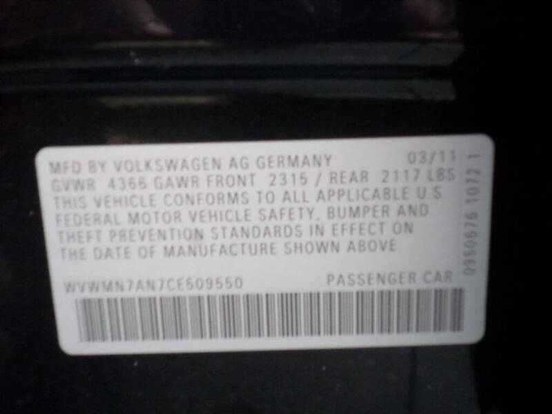 2012 Volkswagen CC Sport