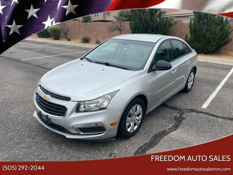 2015 Chevrolet Cruze for sale at Freedom Auto Sales in Albuquerque NM