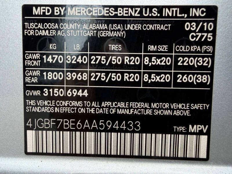 2010 Mercedes-Benz GL-Class GL 450 4MATIC