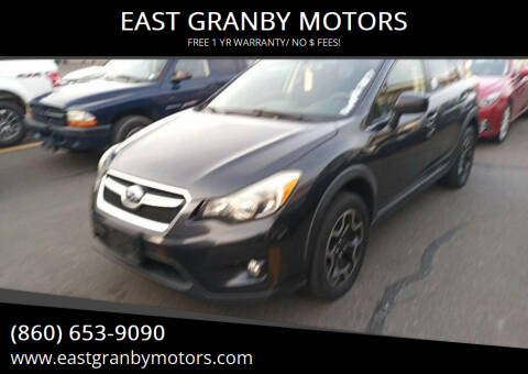 2015 Subaru XV Crosstrek for sale at EAST GRANBY MOTORS in East Granby CT