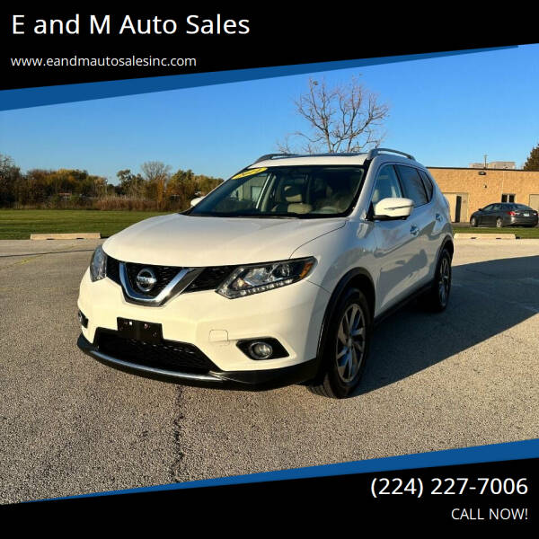 2014 Nissan Rogue for sale at E and M Auto Sales in Elgin IL