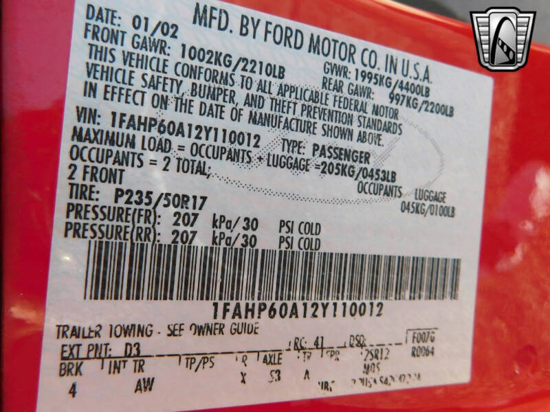 2002 Ford Thunderbird Deluxe