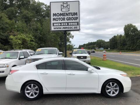 2012 Acura TL for sale at Momentum Motor Group in Lancaster SC