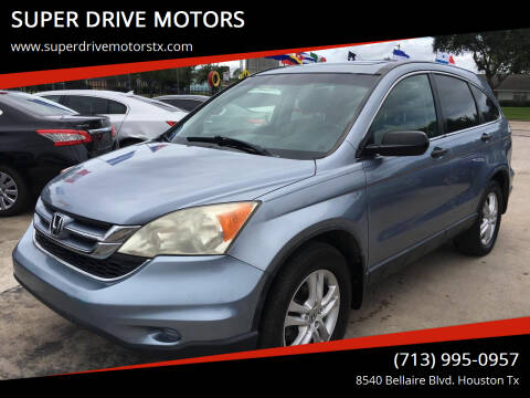 2011 Honda CR-V for sale at SUPER DRIVE MOTORS in Houston TX