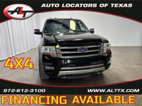 2016 Ford Expedition EL for sale at AUTO LOCATORS OF TEXAS in Plano TX
