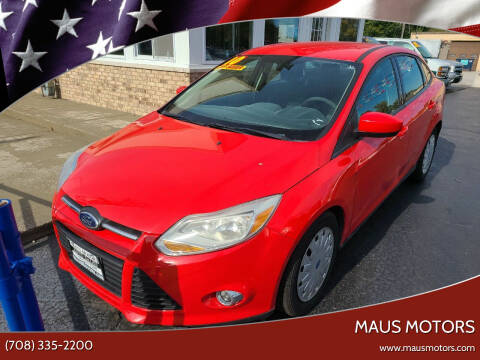 2012 Ford Focus for sale at MAUS MOTORS in Hazel Crest IL